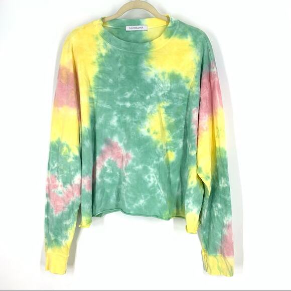 Daydreamer Tie Dye Long Sleeve Top Large - Picture 1 of 5